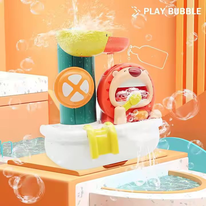 Miniatura 3 de Juguete para baño león burbujero